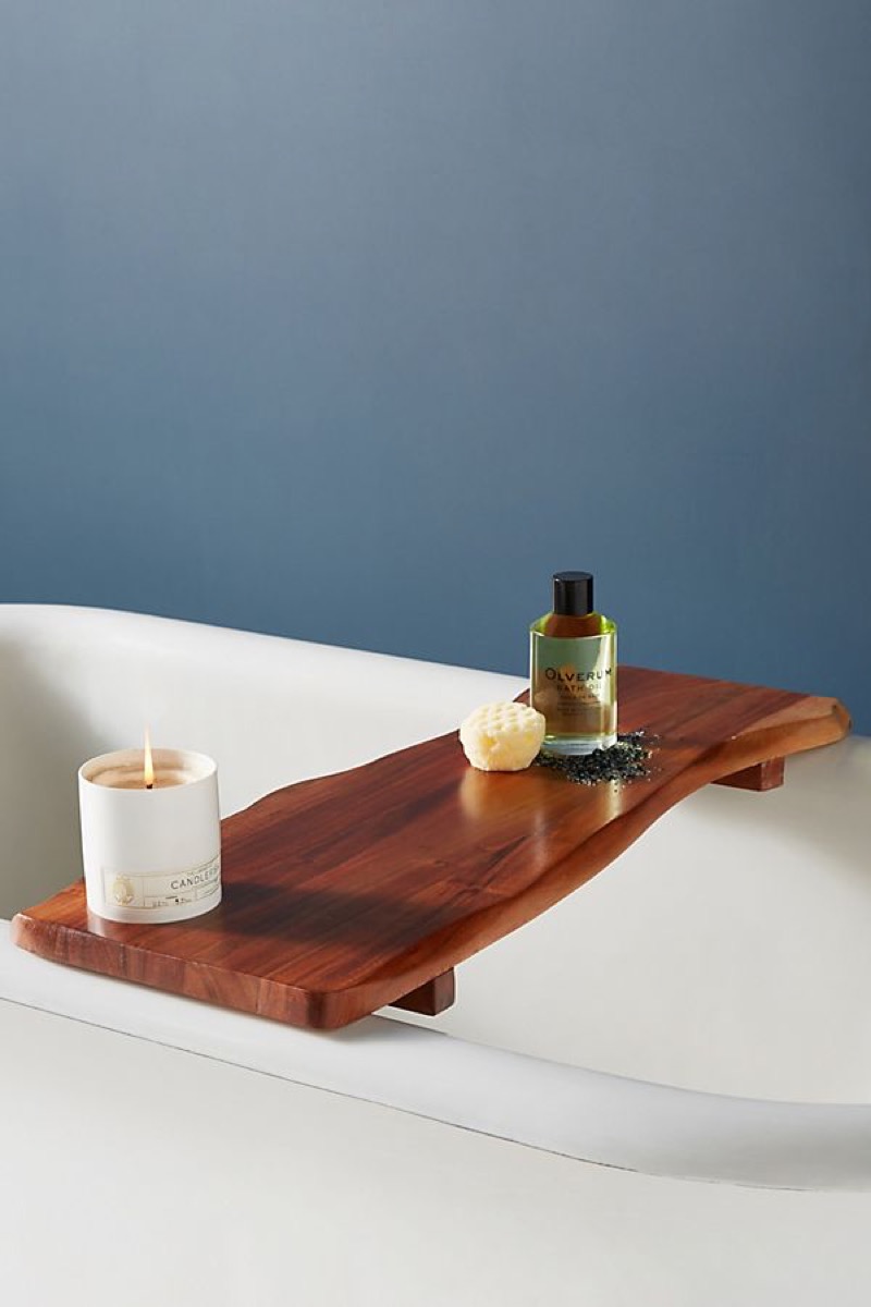 Anthropologie Wooden Bath Caddy Mother's Day Gifts