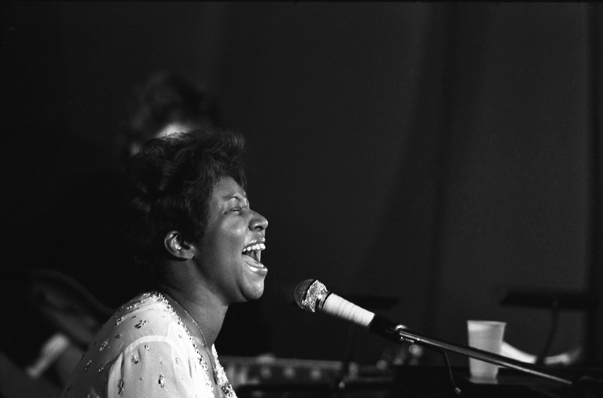 Aretha Franklin in Concert in the 1970s Cost of a Big Date