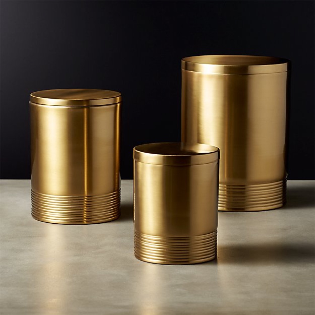 gold containers cheap home upgrades