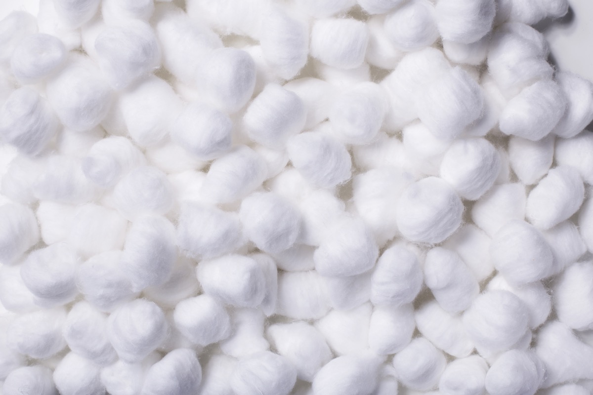 Pile of cotton balls