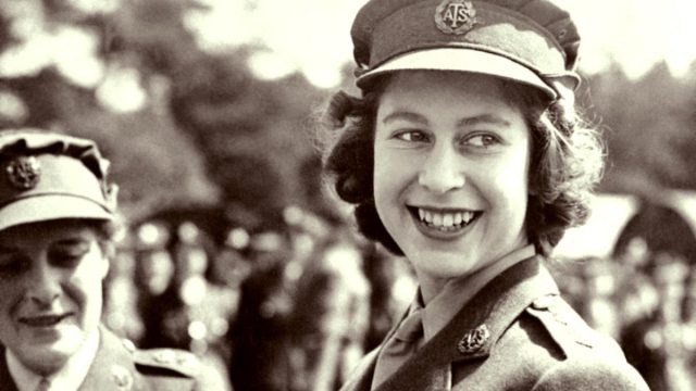 During World War II, the then Princess Elizabeth joined Women's Auxiliary Territorial Service, she received rank promotion to Junior Commander.