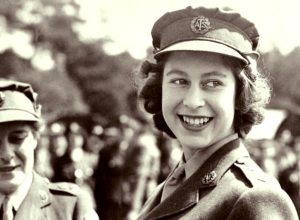 During World War II, the then Princess Elizabeth joined Women's Auxiliary Territorial Service, she received rank promotion to Junior Commander.