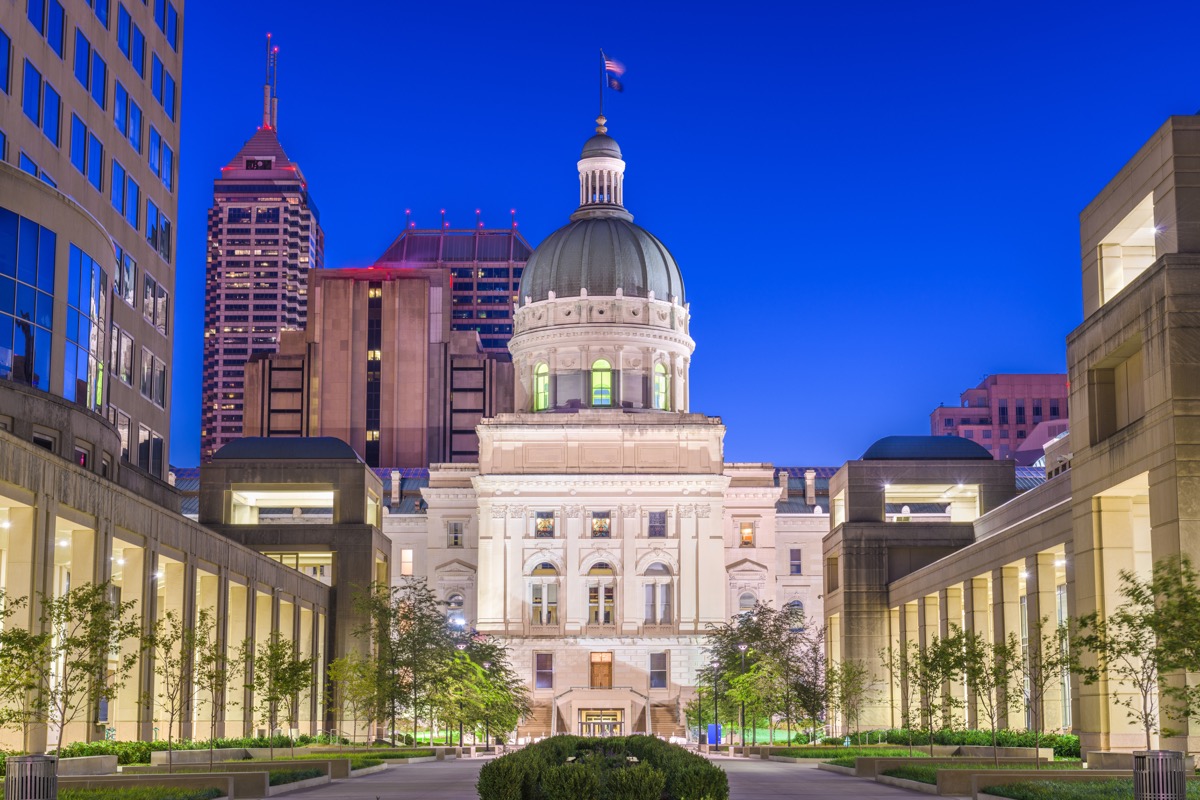indianapolis indiana state capitol buildings