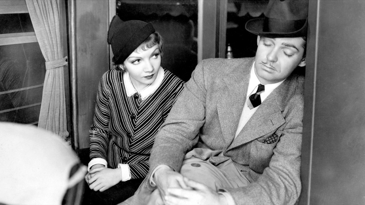 claudette colbert and clark gable in it happened one night