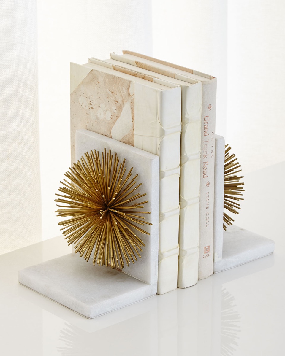 john-richard collection marble bookends, gifts for book lovers
