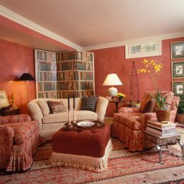 1990s Living Room with a Folding Screen 1990s Home Decor