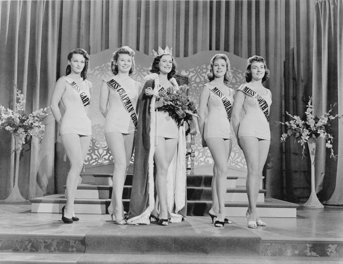 old beauty pageant black and white, pageant facts