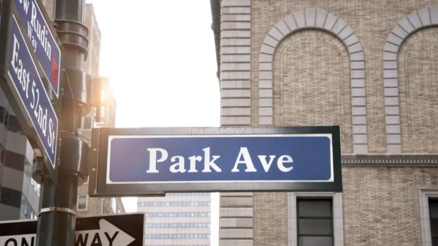 park avenue in nyc new york manhattan, most common street names