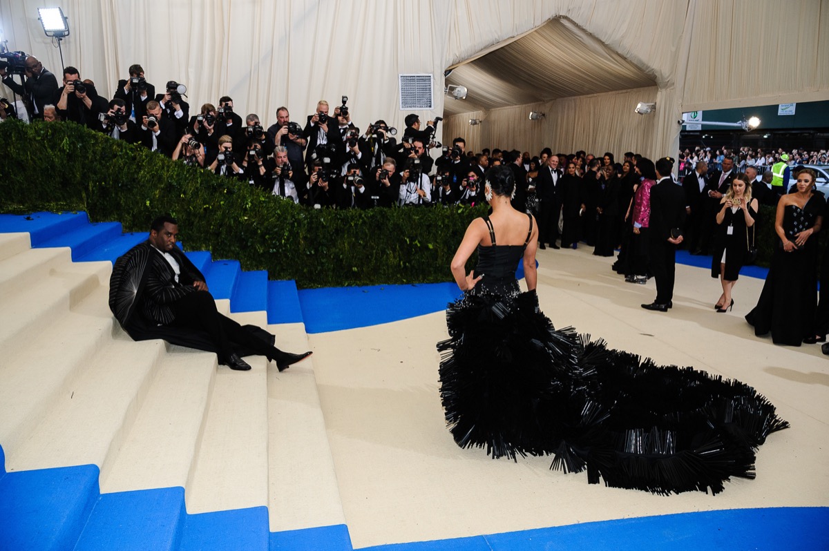 Sean Combs and Cassie at the Met Gala