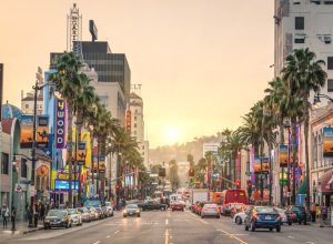 the sunset strip in hollywood california, the sunset boulevard in los angeles, most common street names