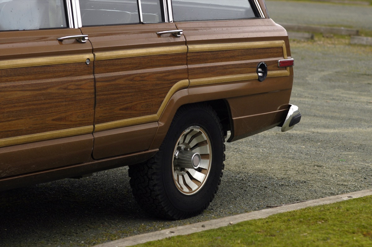 1970s station wagon with wood paneling