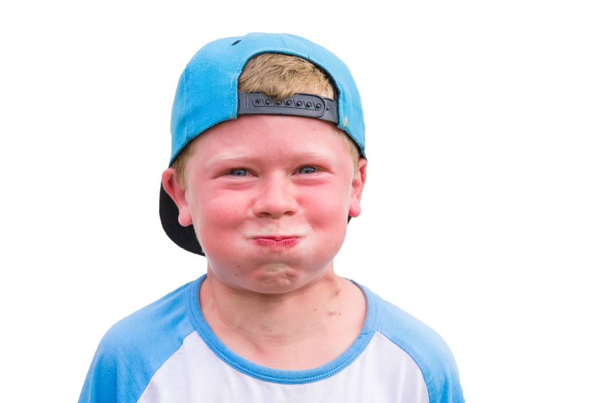 Angry Child With a Red Face Holding His Breath Childhood Habits that Affect Health