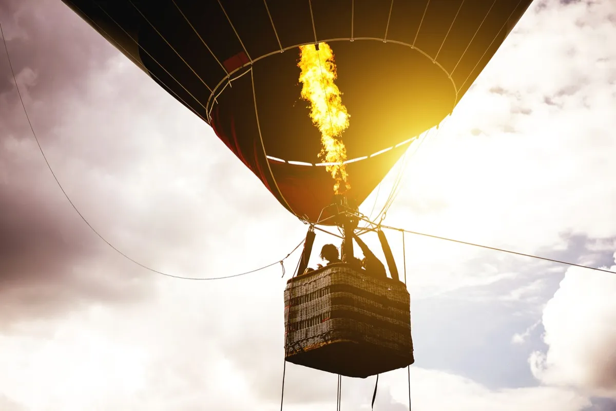 hot air balloon, 1984 facts