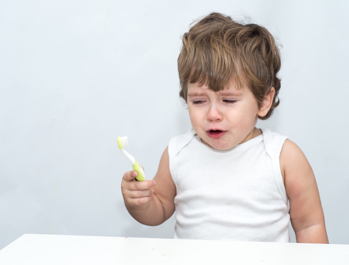 Child Doesn't Want to Brush his Teeth Childhood Habits that Affect Health