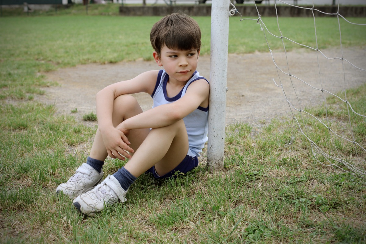 kid in soccer uniform, parent divorce