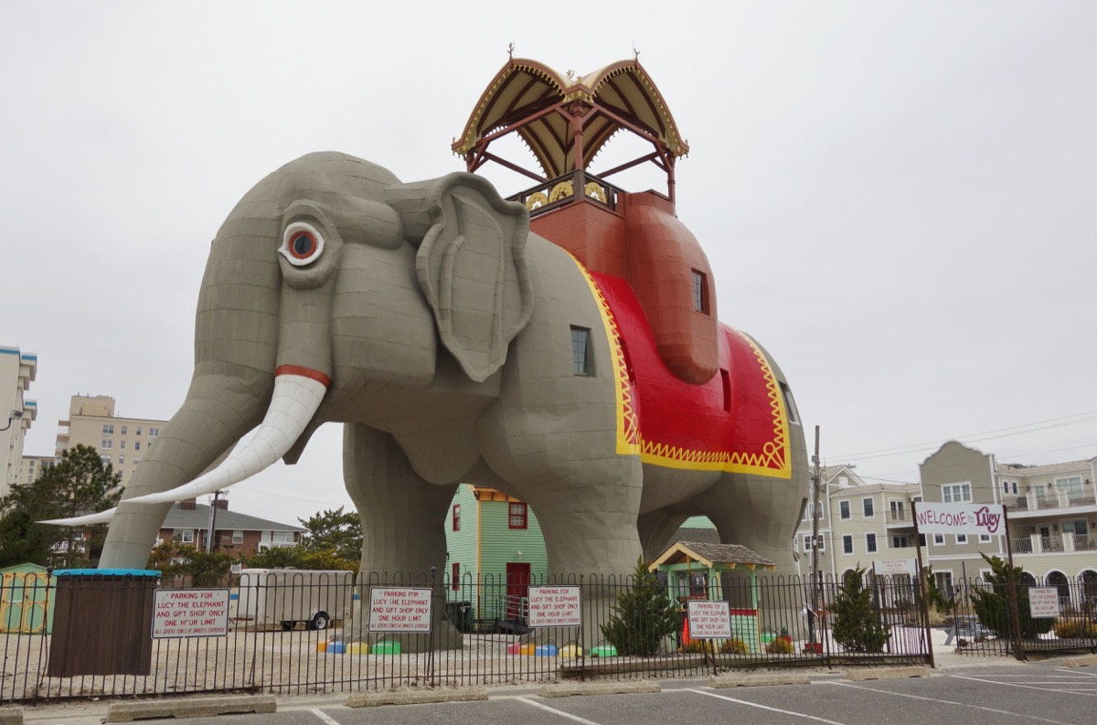 lucy the elephant new jersey, weird state landmarks