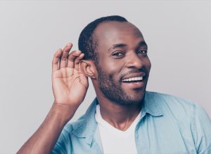 man laughing and waiting for a response, dad jokes