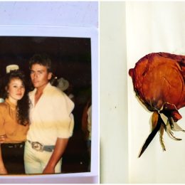 viral tweet about mom who preserved flowers given to her by her husband for 27 years.