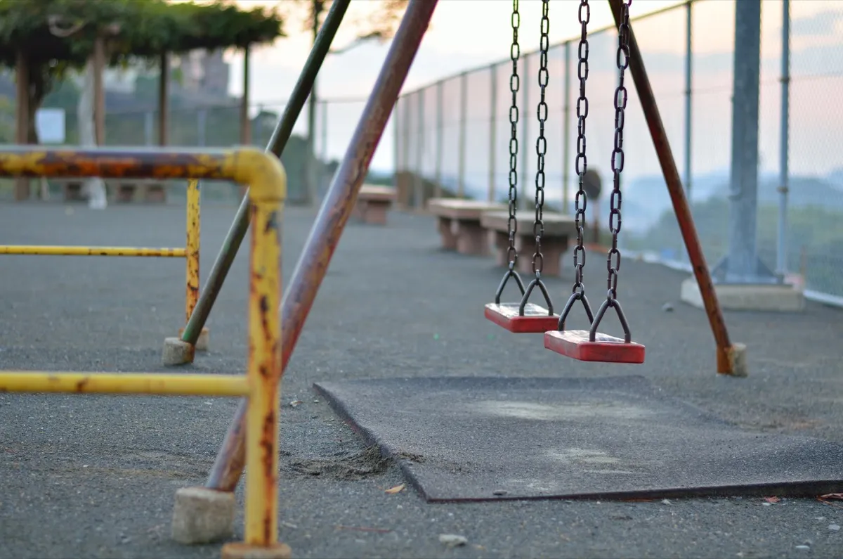 old playground equipment Kids Health Hazards