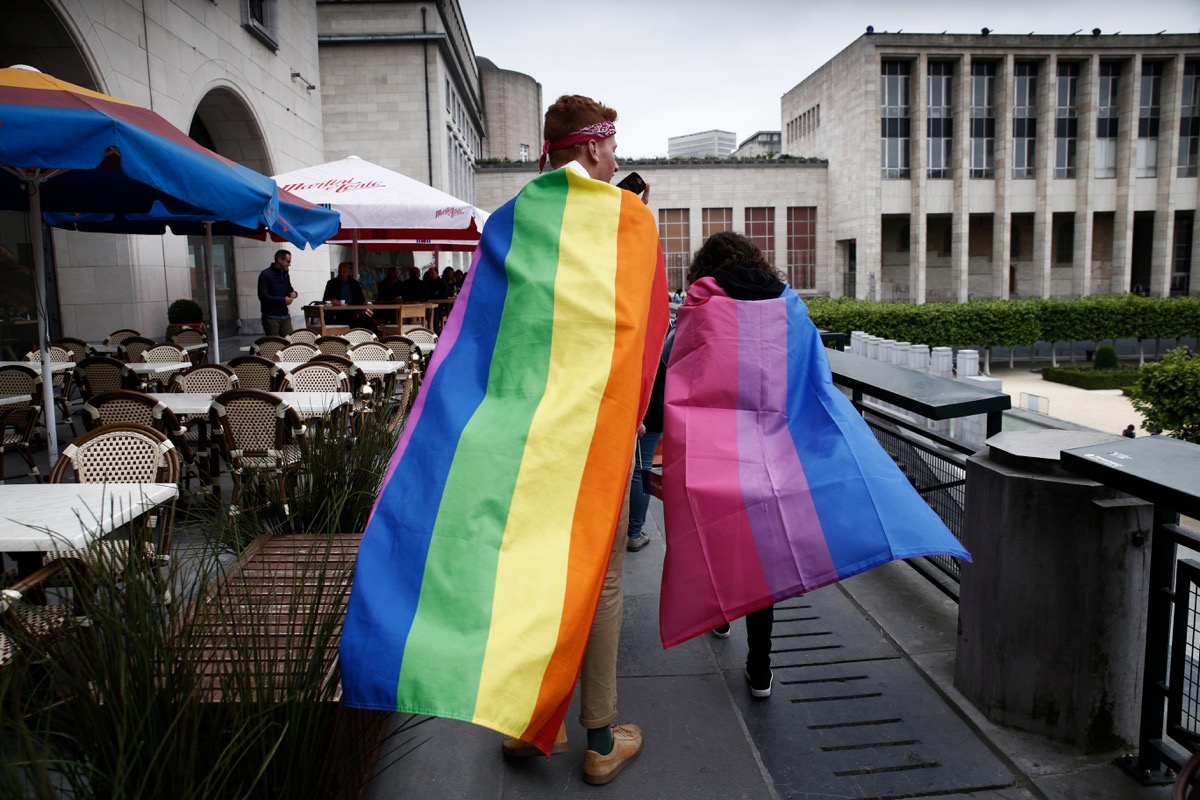 rainbow pride flag in belgium ways to take action during pride month