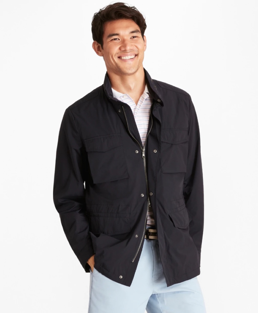 brooks brothers water repellent field jacket