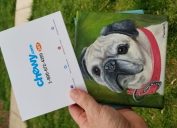 Chewy.com sends oil painting to dog owner after the death of his dog, Bailey.