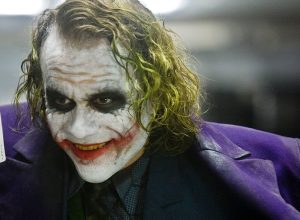 Heath Ledger as the Joker in Dark Knight
