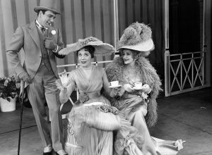 John Michael King, Julie Andrews and Cathleen Nesbitt star in My Fair Lady, most popular broadway show in 1950s