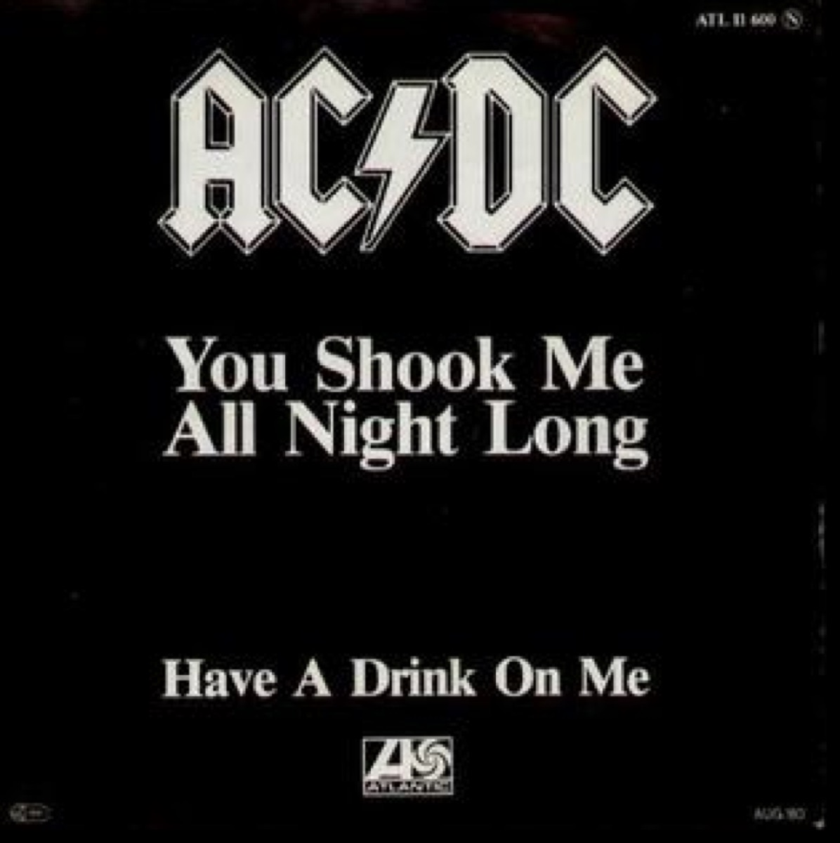 you shook me all night long