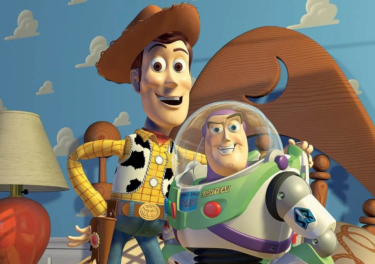 Buzz and woody from Toy Story embrace, craziest things brides and grooms have ever done at weddings