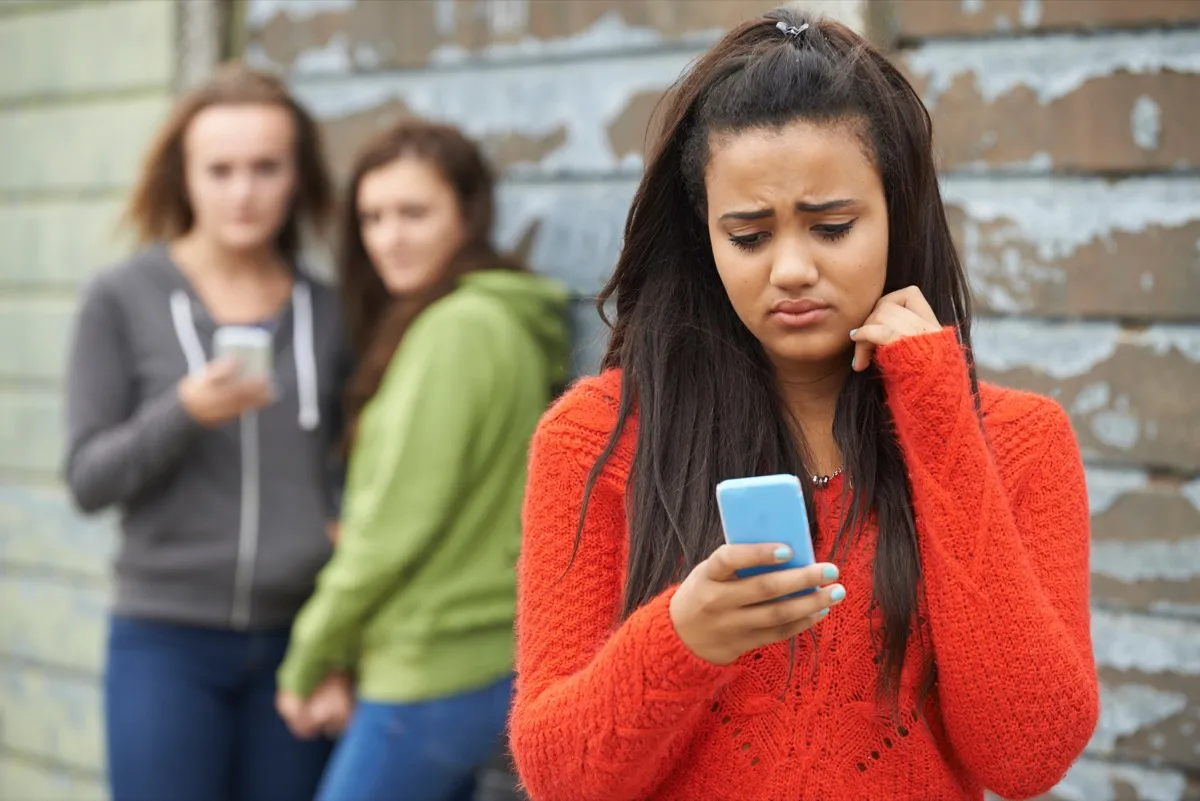 girls cyberbullying a classmate, new words coined