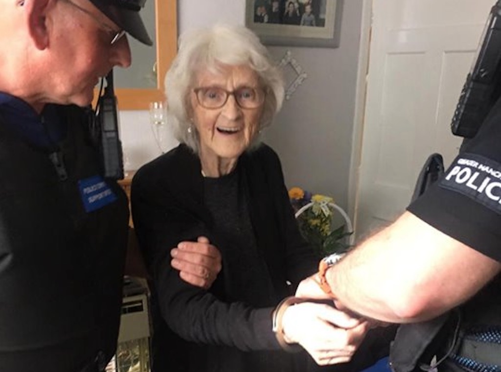 josie birds fulfills dying wish of getting arrested