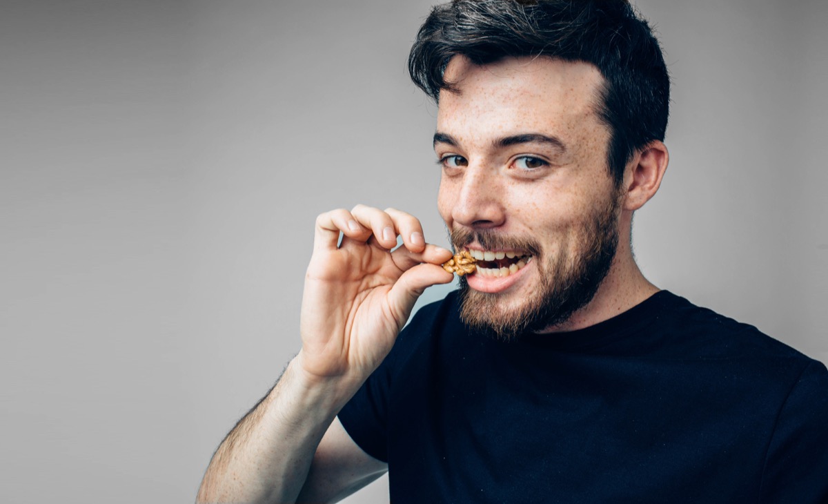 Spanish Man Eating Walnuts Lower Blood Pressure Naturally