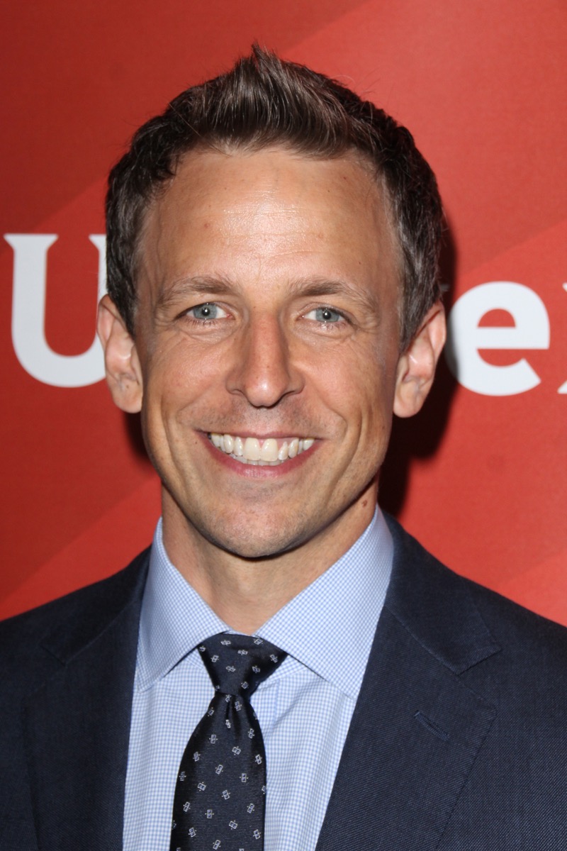 seth meyers press photos, father quotes