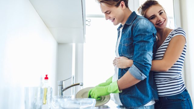 survey says couples who clean together have more sex