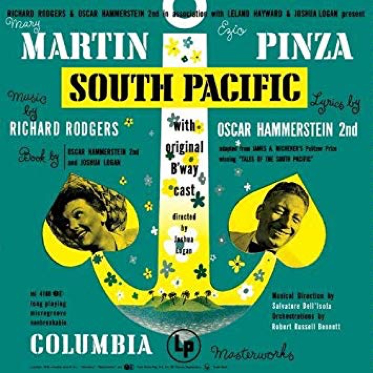 south pacific broadway cast recording