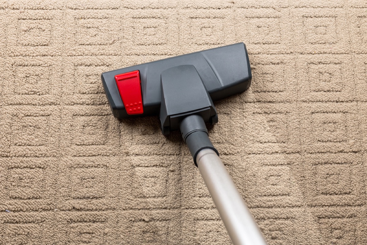 vacuuming dirty carpet, how often you should replace your cleaning supplies