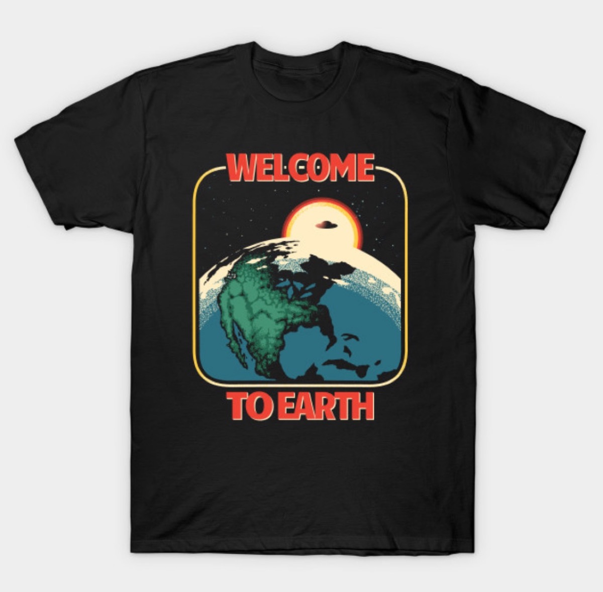 welcome to earth t-shirt, independence day gifts