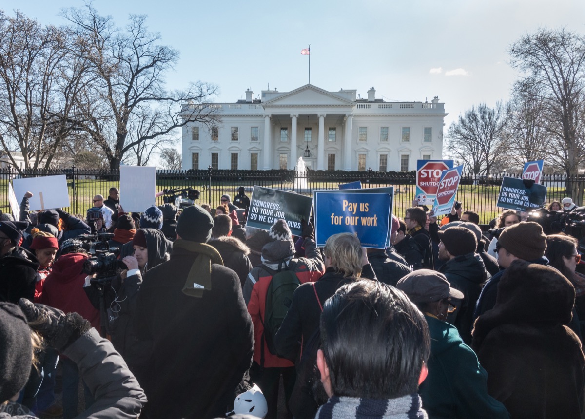 White House Protest Unique College Courses