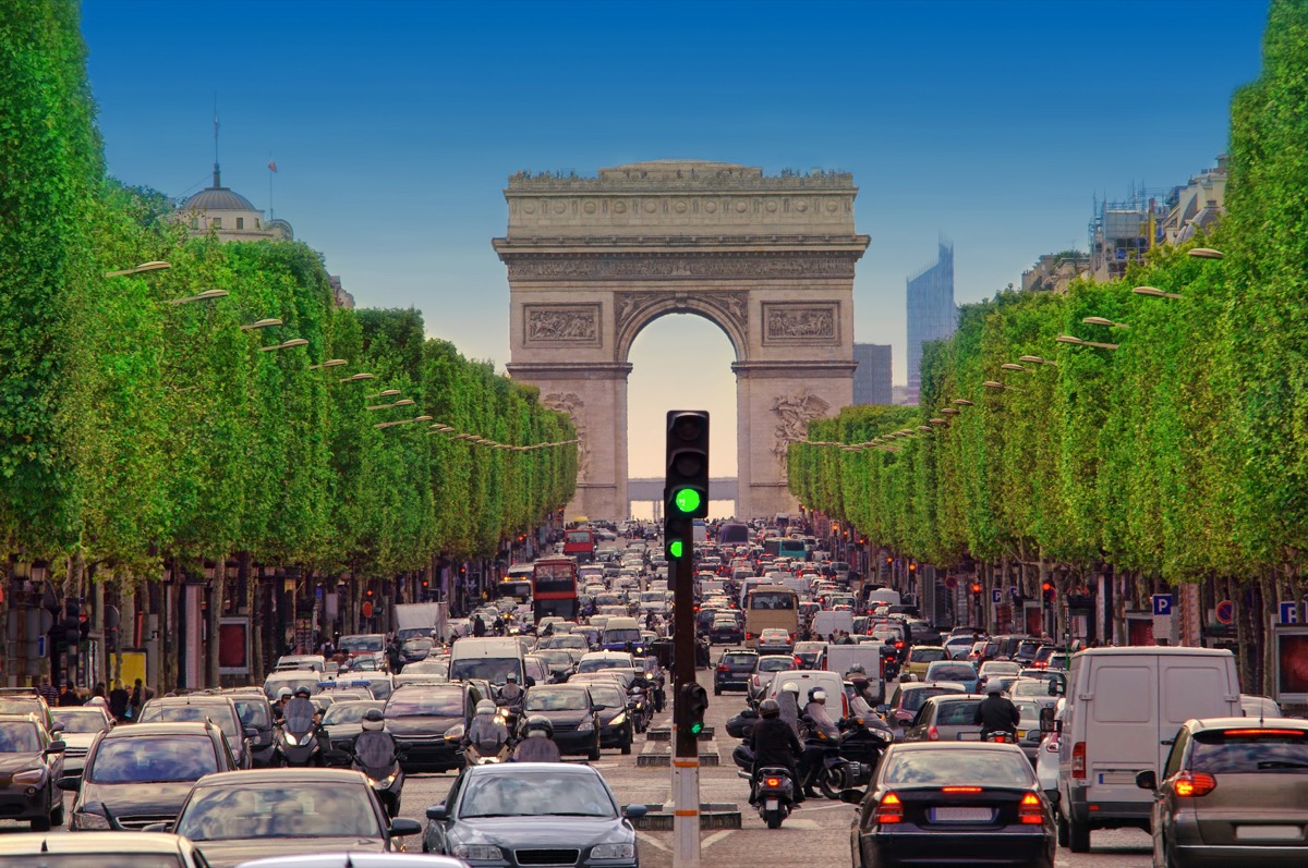 Paris traffic