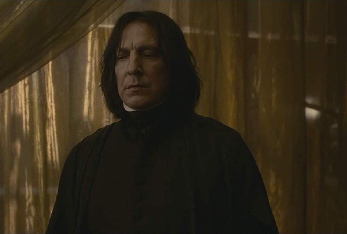 alan rickman as severus snape in harry potter and the half blood prince
