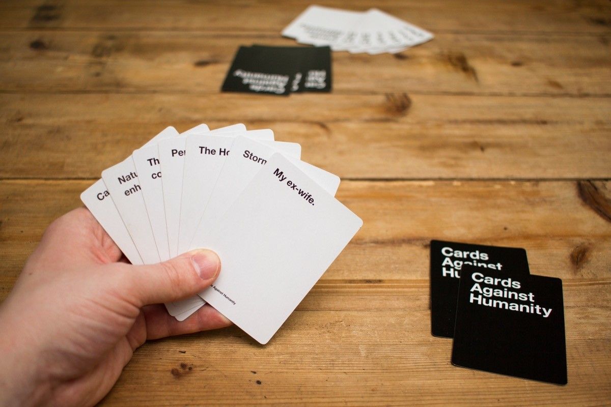 Cards Against Humanity hand