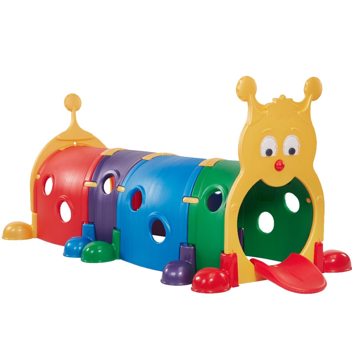colorful caterpillar play tube, best outdoor toys for toddlers