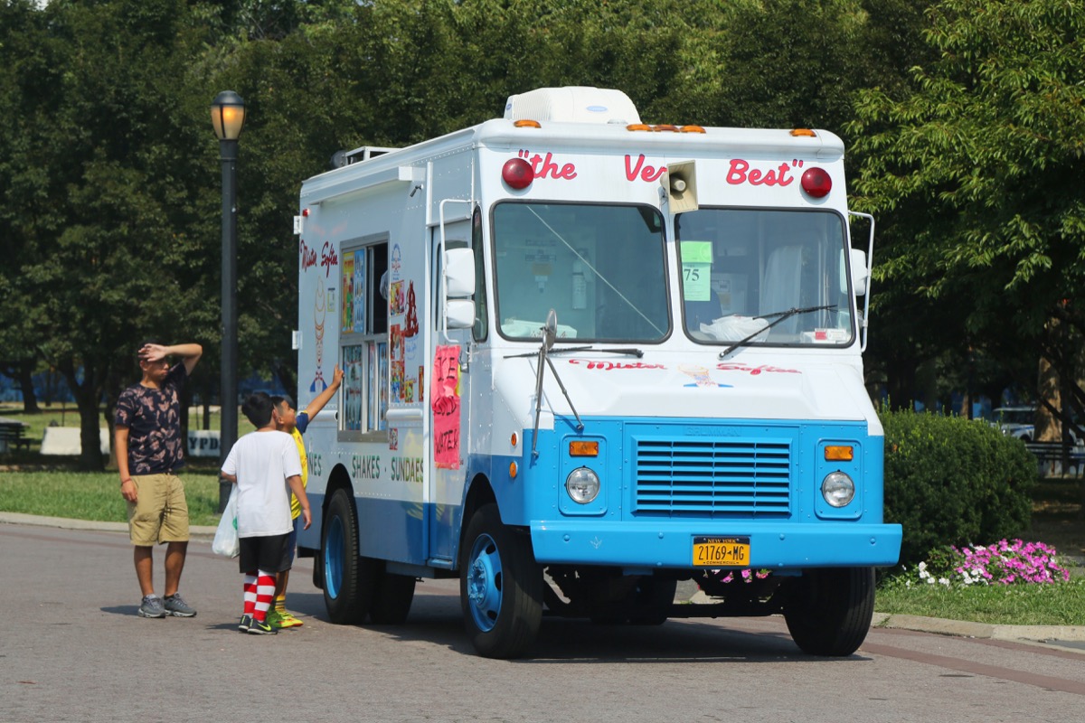 ice cream truck, weird state records