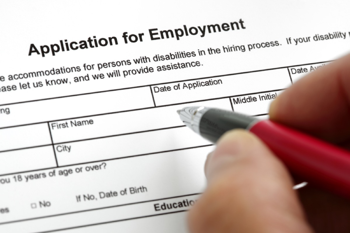 filling out job application, skills parents should teach kids