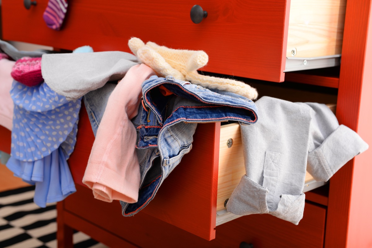 Messy Clothes Drawer, easy home tips