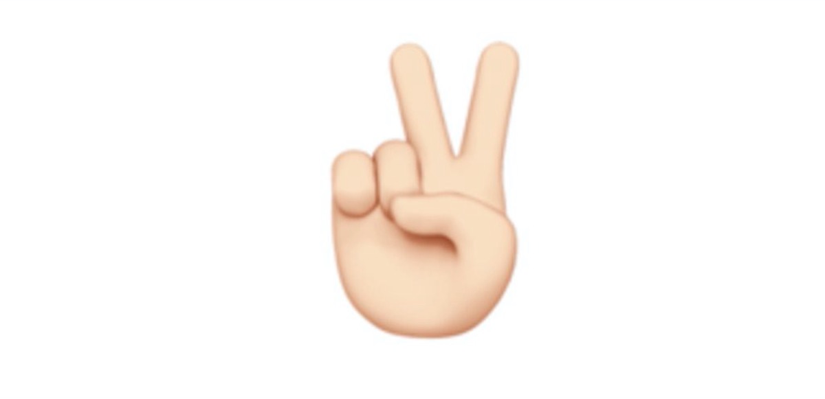 peace sign emoji, sex emojis