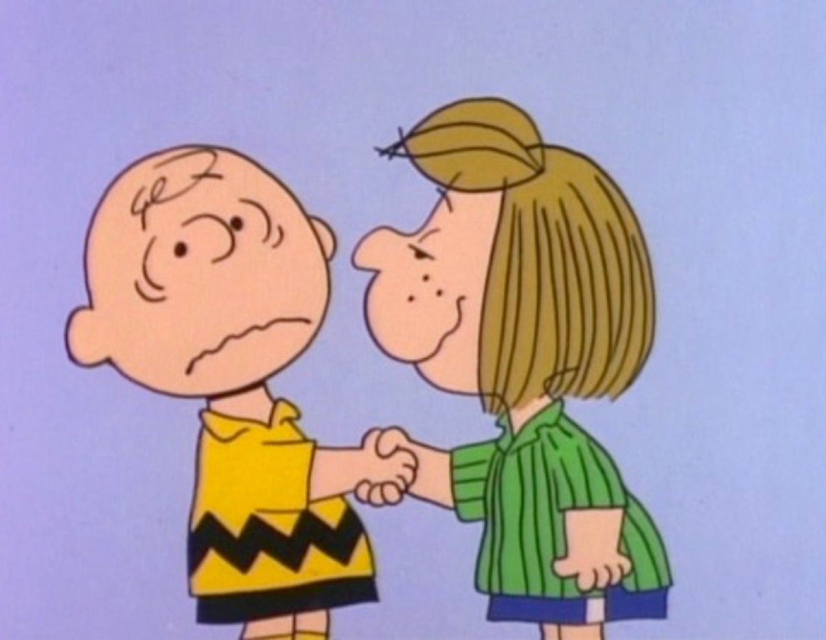peppermint patty and charlie brown, fictional characters real name