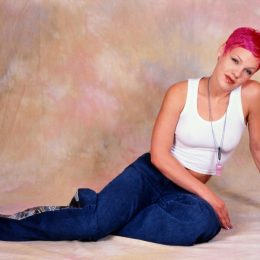 old photo of pink singer, solo acts from groups