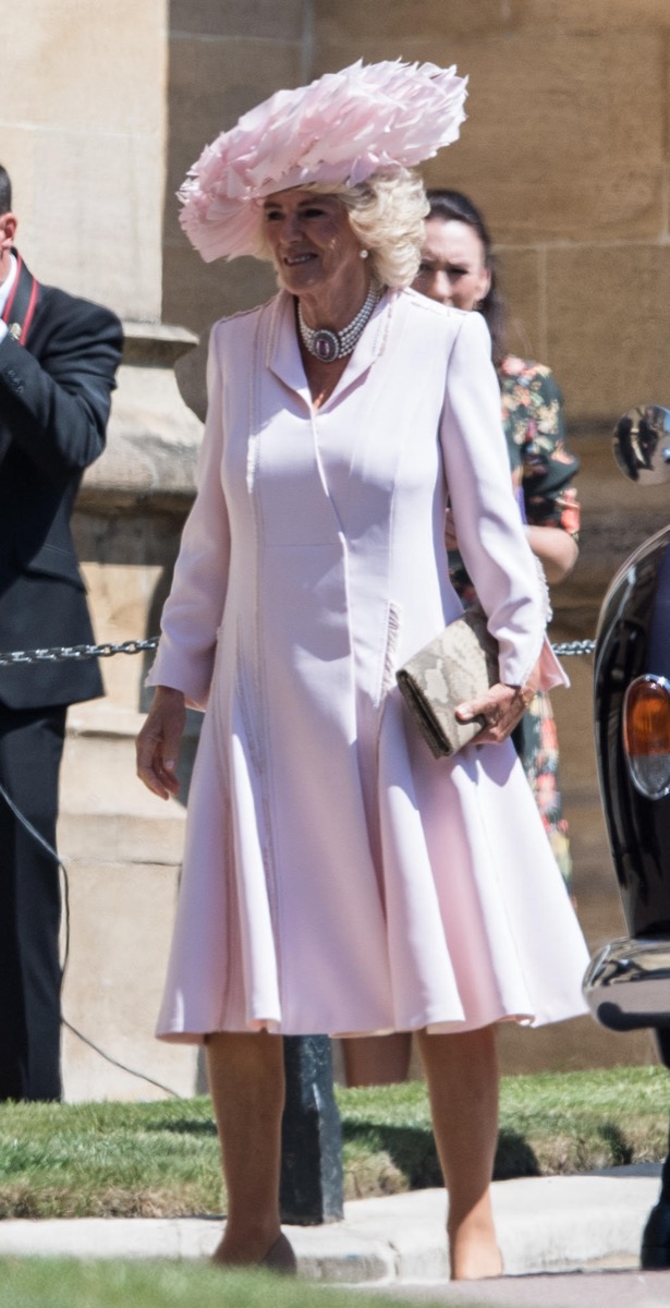 P452YC The wedding of Prince Harry and Meghan Markle at Windsor Castle Featuring: Camilla Duchess of Cornwall Where: Windsor, United Kingdom When: 19 May 2018 Credit: John Rainford/WENN